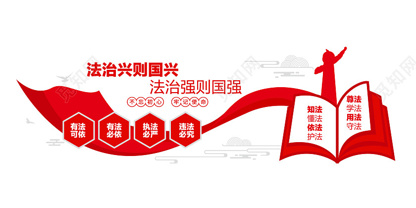 法治宣传标语法治文化墙