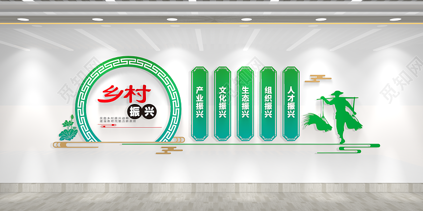 实施乡村振兴战略乡村振兴五大战略乡村振兴文化墙