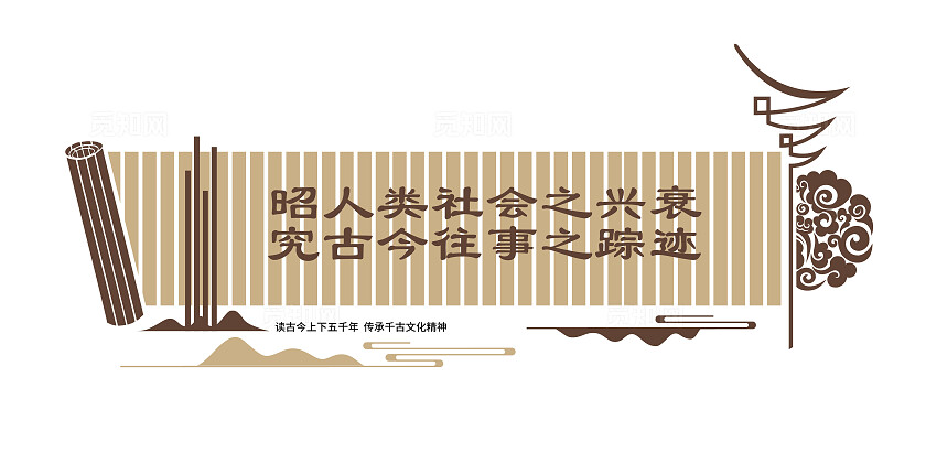 传承千古文化精神中国历史文化墙