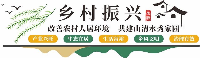 绿色乡村振兴战略农村文化墙