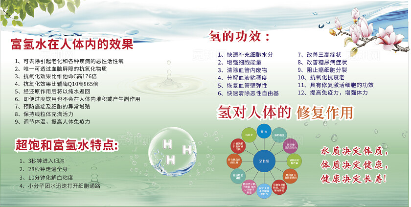 富氢水宣传版面