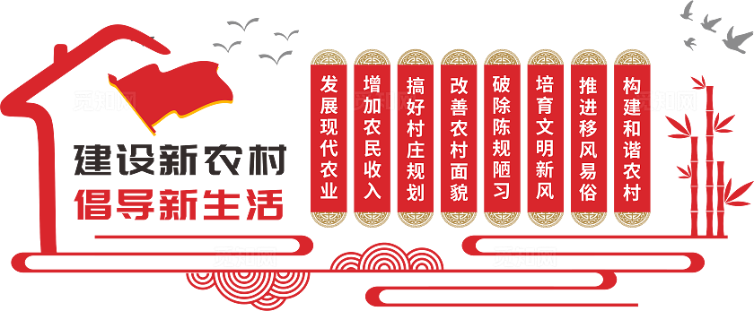 乡村振兴农村村庄规划文化墙