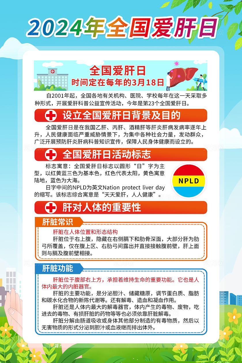 蓝色建议2024年全国爱肝日套图