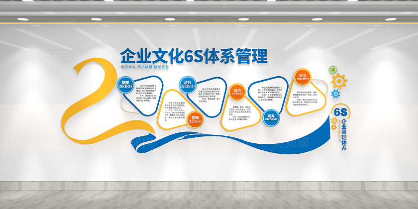 企业文化6S体系管理6S文化墙