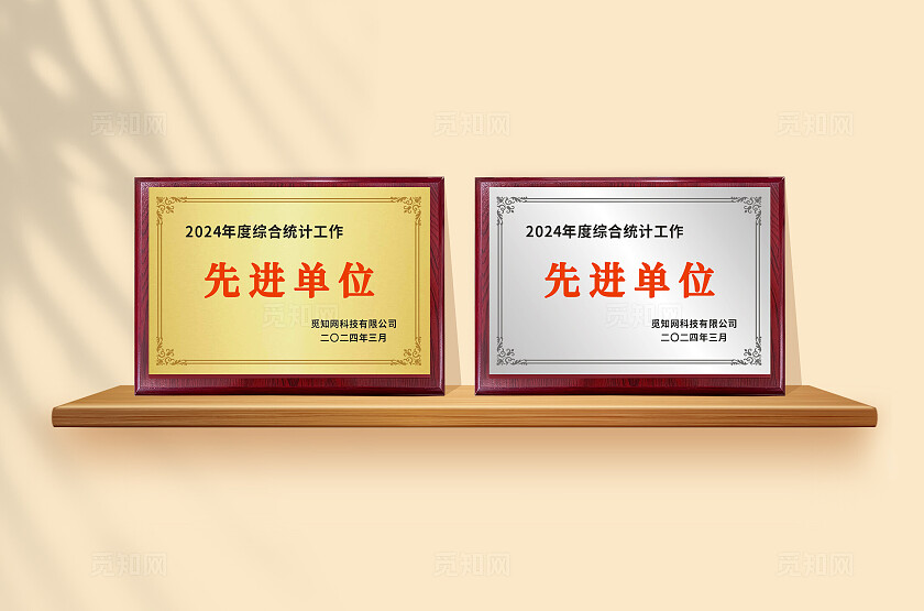 金色银色大气企业荣誉奖牌铜牌