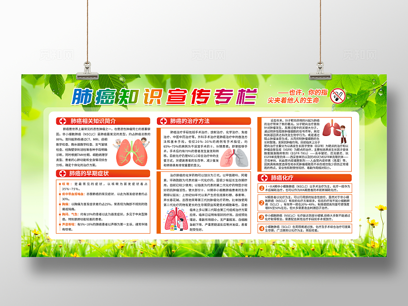 绿色肺癌知识宣传专栏肝癌知识科普宣传栏