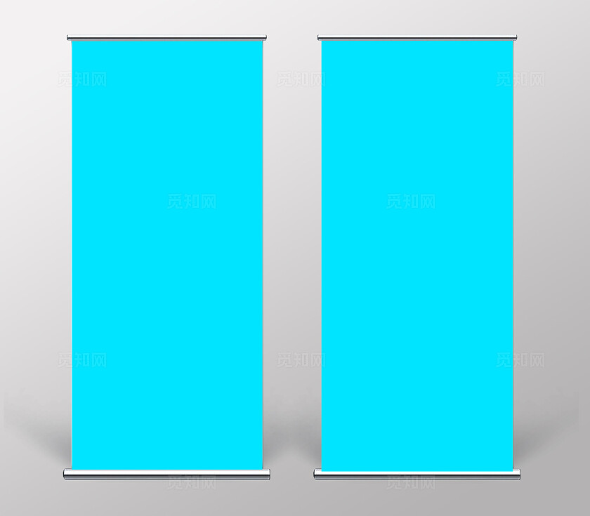 2张（双面）易拉宝展架样机