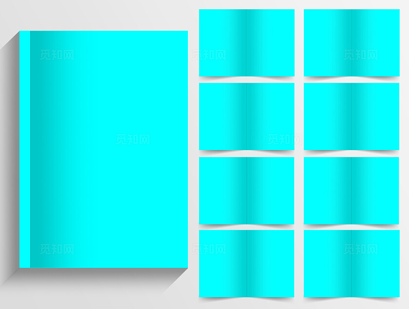 画册A4竖版双页样机