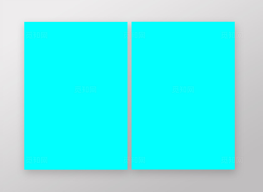 竖版荣誉证书折页双面样机