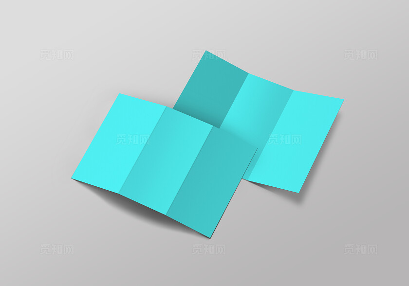 三折页企业宣传样机