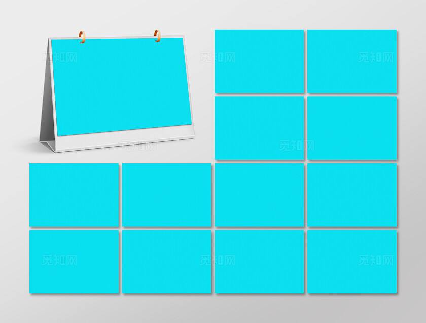 横板台历整套样机