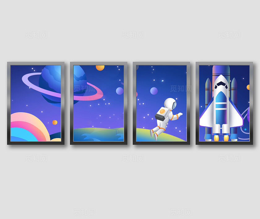 系列套图展板灯箱样机