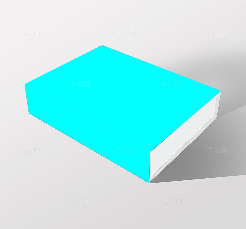 包装盒横板样机