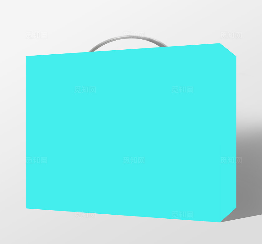 横板侧方手提盒包装样机