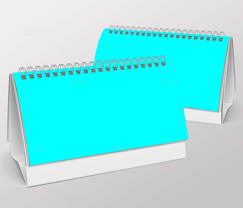 横板日历封面样机