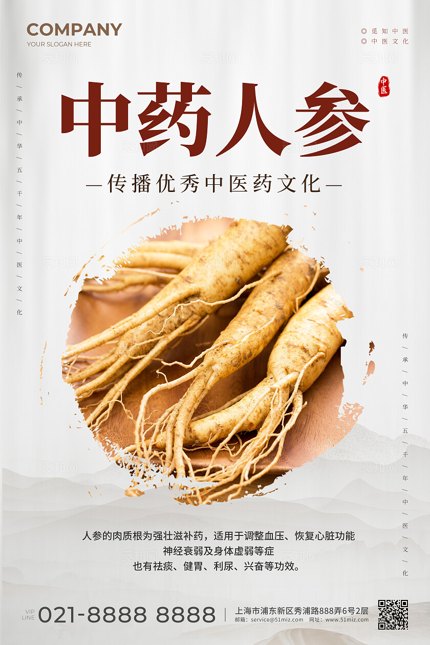 高级中医药药材宣传海报套图
