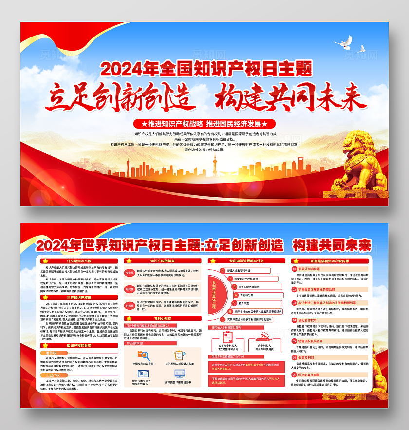 2024年全国知识产权宣传周世界知识产权日著作权法宣传栏世界知识产权日全国知识产权宣传周著作权法宣传栏