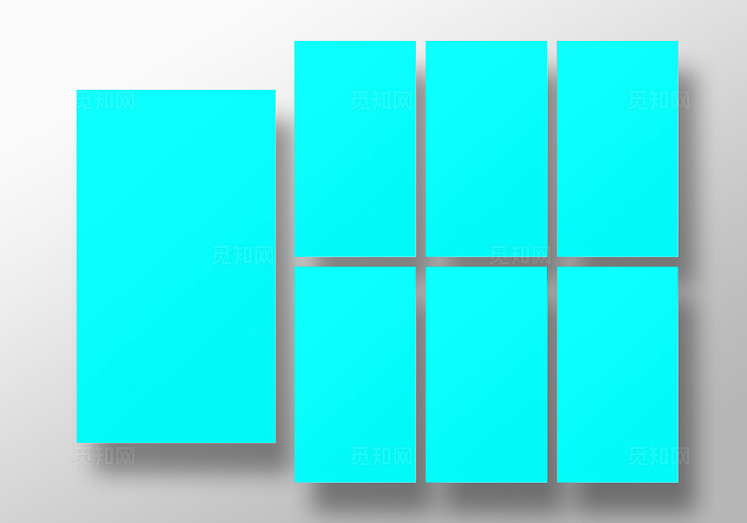 手机海报套图样机 