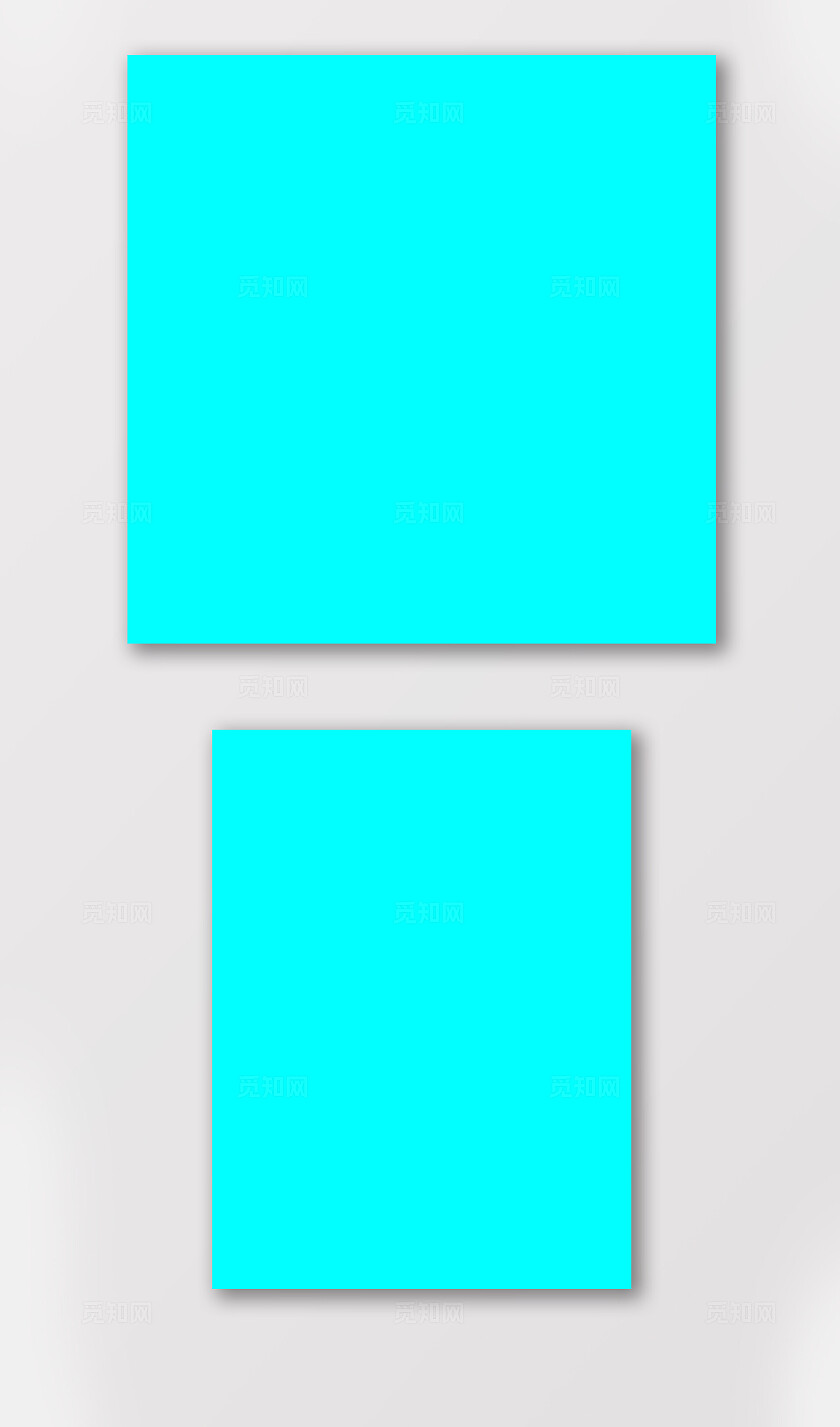 电商主图通知样机两张