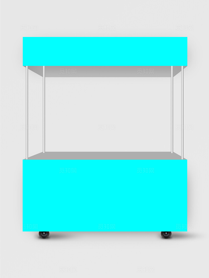 小吃车商品陈列宣传图样机