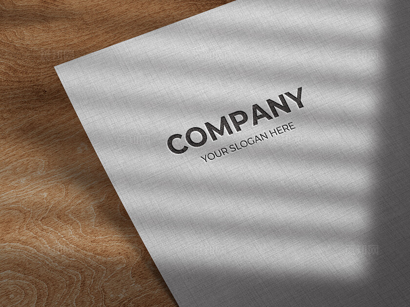 白色简约纸张样机