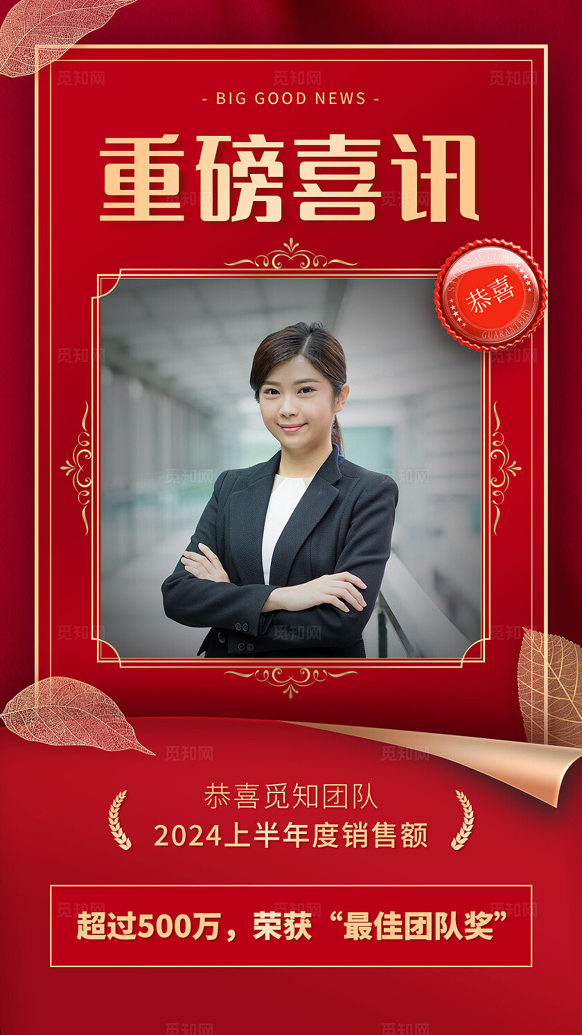 金融销售额最佳团队宣传海报