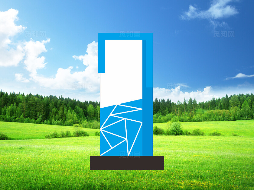 户外广场公园社区雕塑3D文化墙