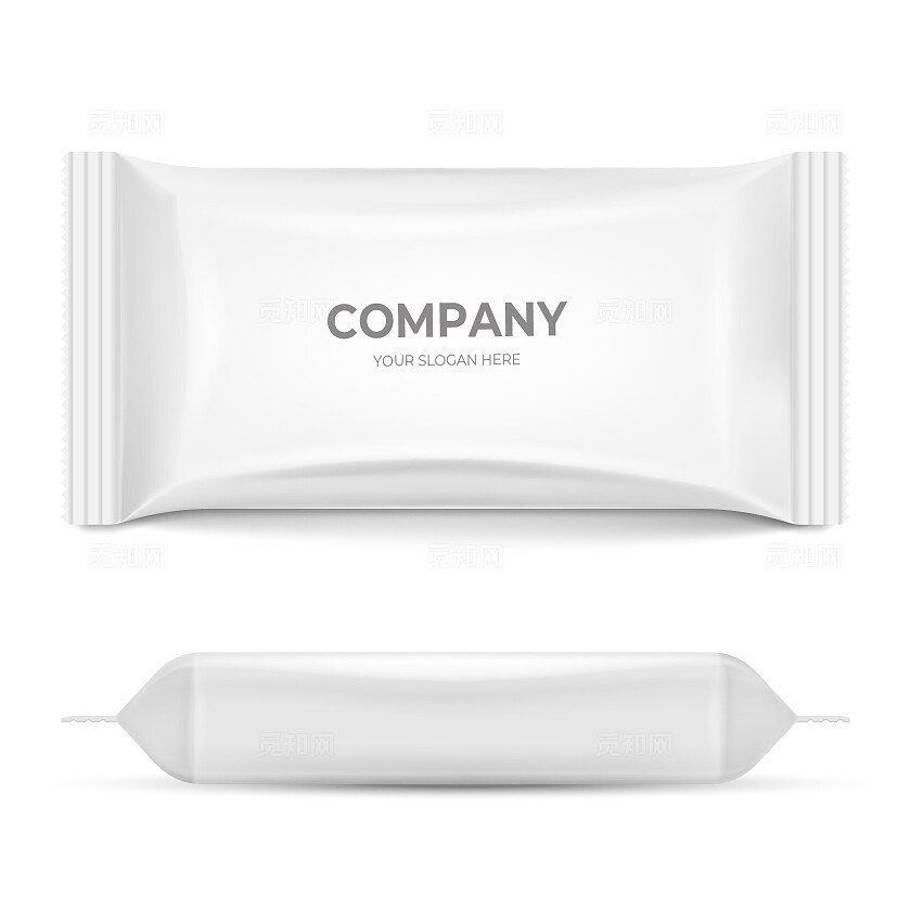 简约白色包装袋LOGO样机