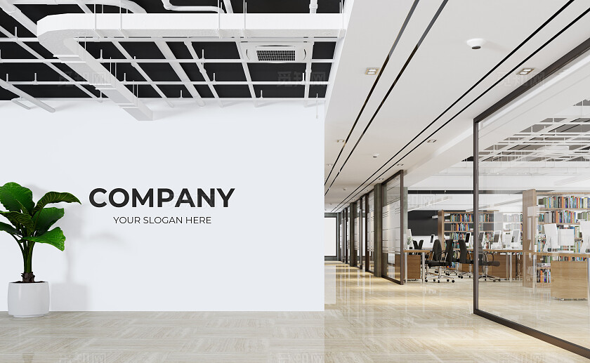 logo样机背景墙样机模板