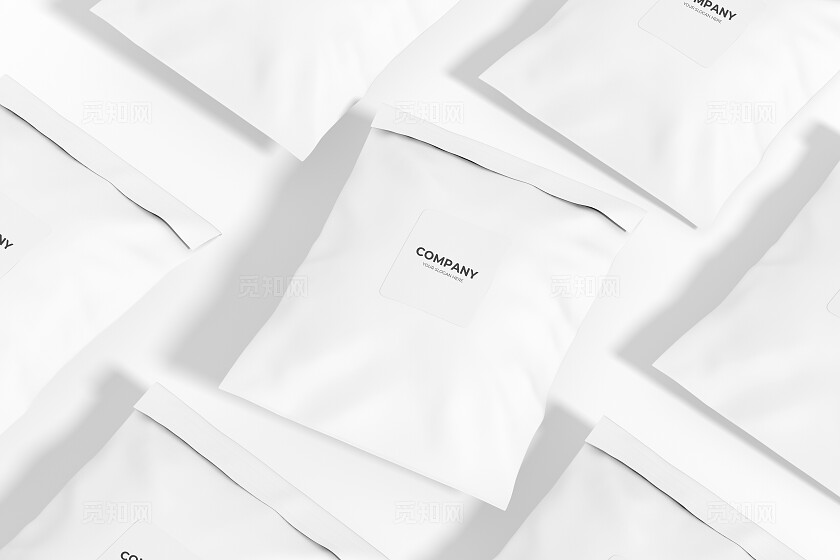 白色纸袋定制LOGO样机模板宣传