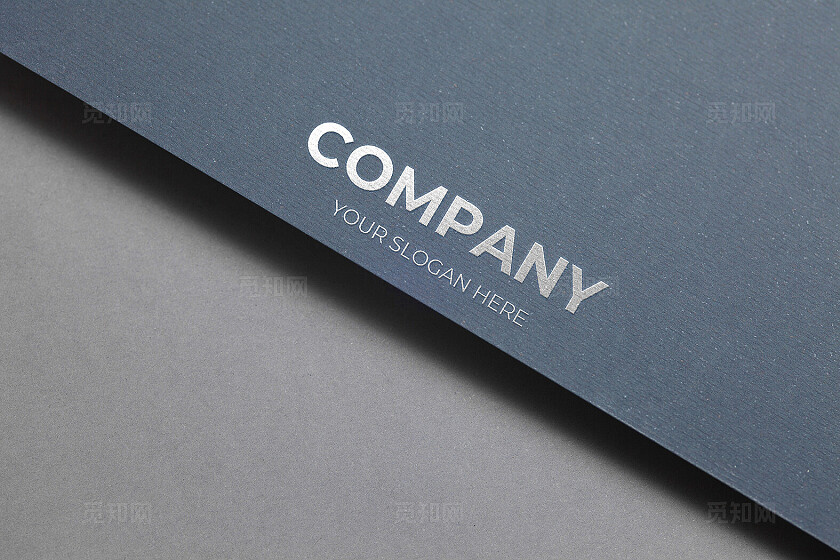 特种纸LOGO烫银样机模板宣传