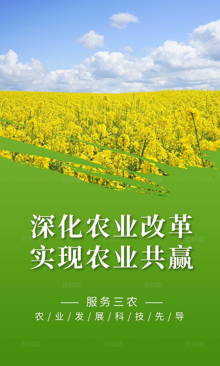 绿色简约现代农业套图