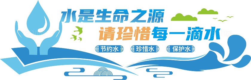 保护水资源文化墙