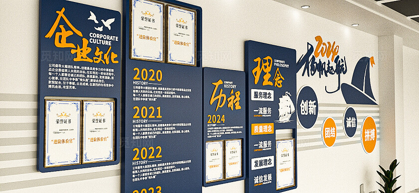 企业历程文化墙企业文化墙3d文化墙