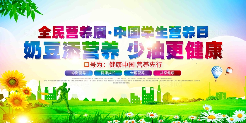 2024年全国学生营养日活动主题展板