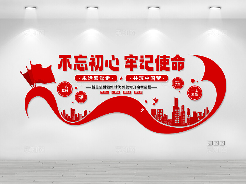 红色党建文化墙