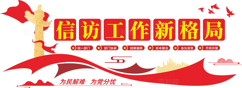 信访工作新格局信访文化墙