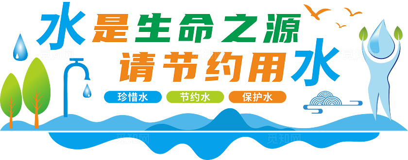 节约用水文化墙