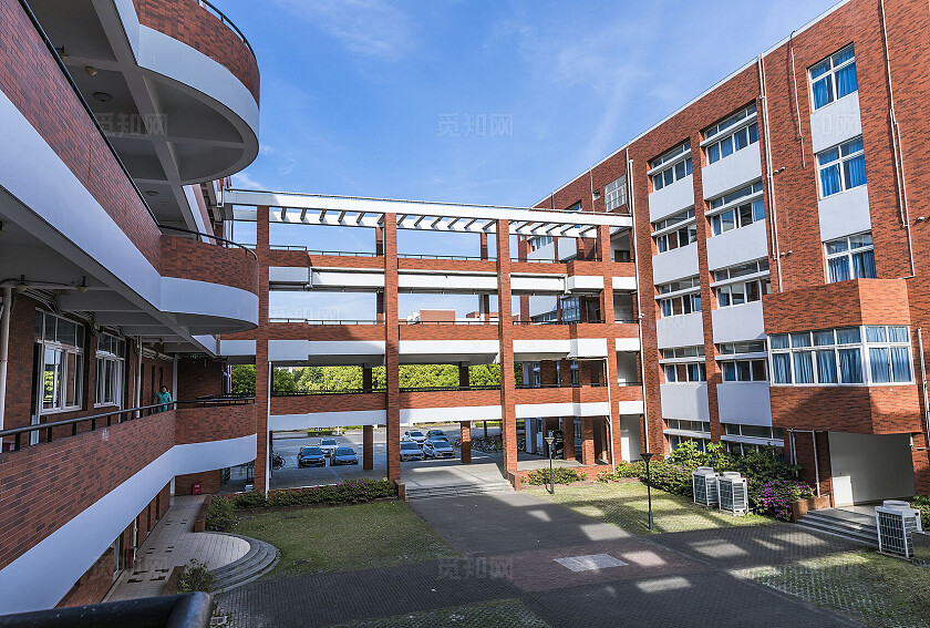 摄影实拍校园明信片学校建筑明信片套图