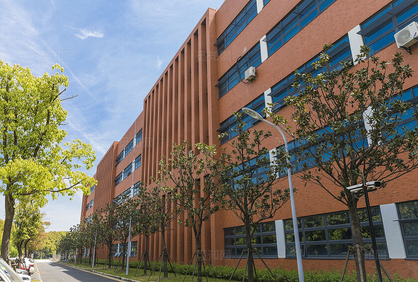 摄影实拍校园明信片学校建筑明信片套图