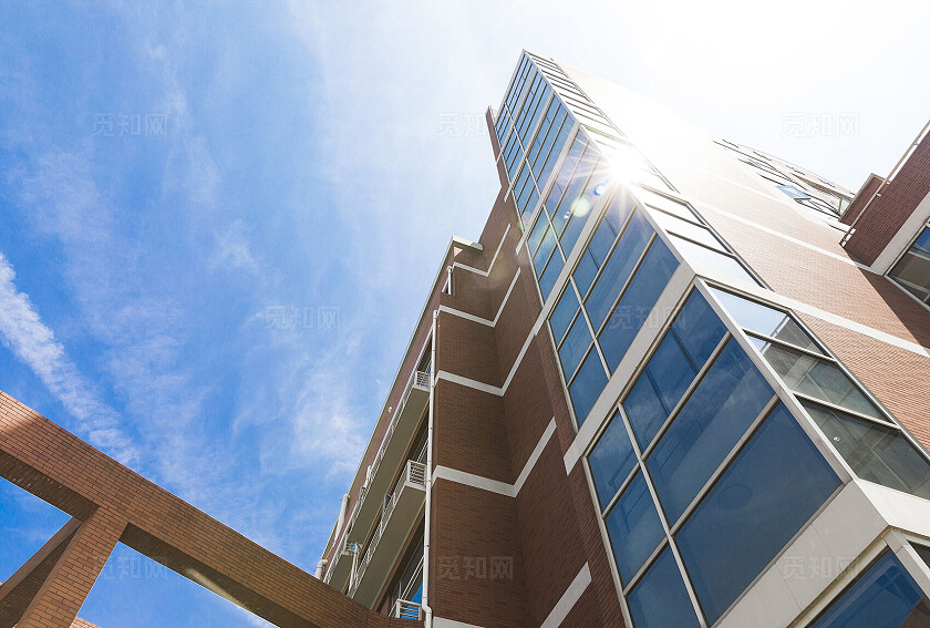 摄影实拍校园明信片学校建筑明信片套图