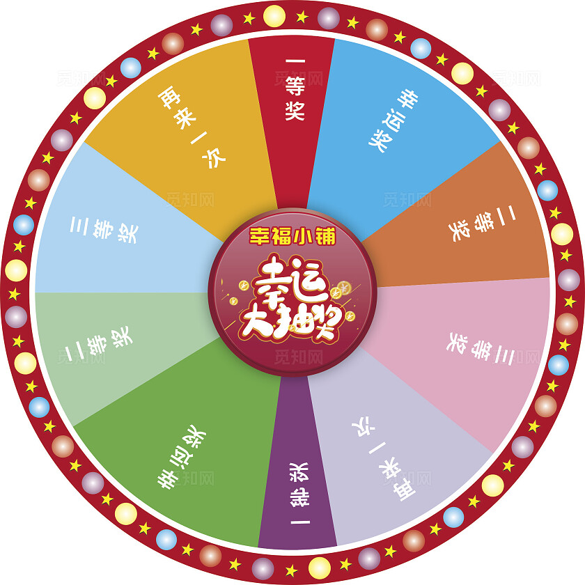 地产活动幸运大转盘 抽奖