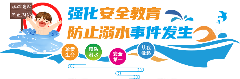 防溺水文化墙