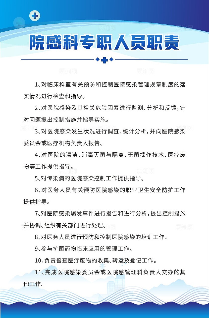 蓝色2024感染管理科主任职责