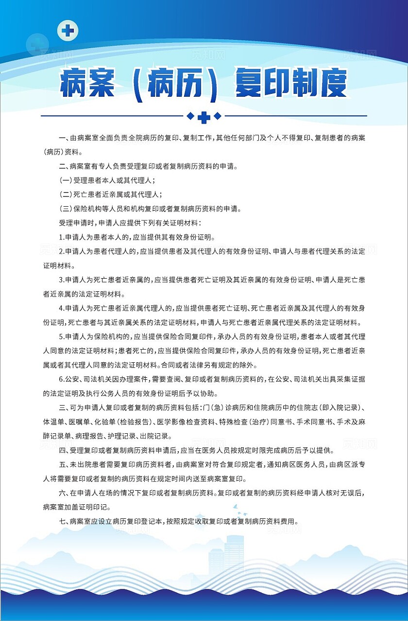 蓝色2024 病案服务流程