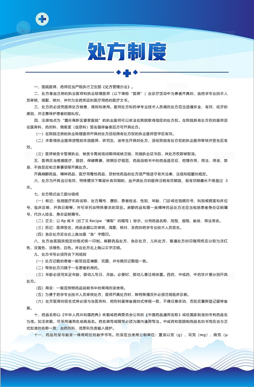 蓝色大气2024处方制度