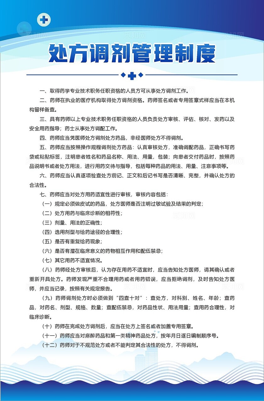 蓝色大气2024处方制度