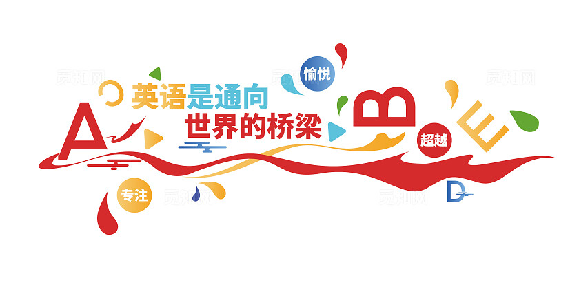 英语培训班形象墙英语文化墙