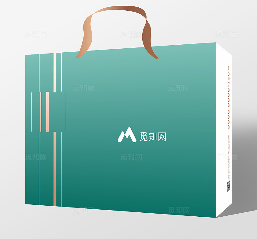 绿色简约高端大气地产 企业手提袋