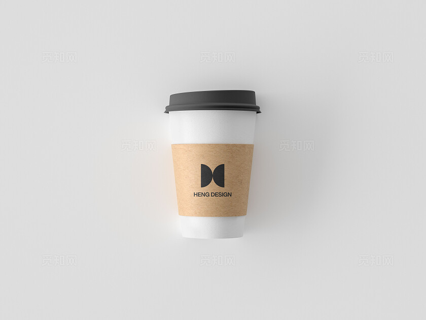 高级简约纸杯样机